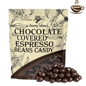 Dark Chocolate Covered Roasted Espresso Coffee Beans